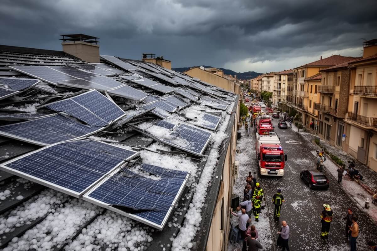 Tempestade de granizo destrói sistemas solares e deixa feridos no RS