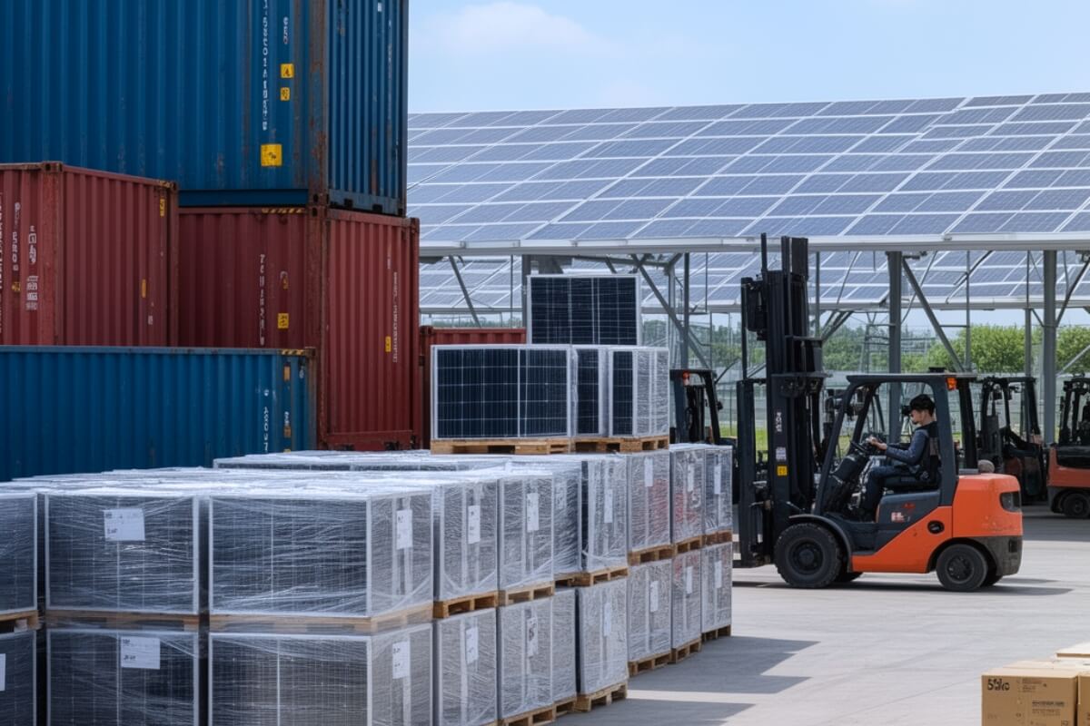 Ronma Solar amplia estoque no Brasil com 400 contêineres de módulos TopCon