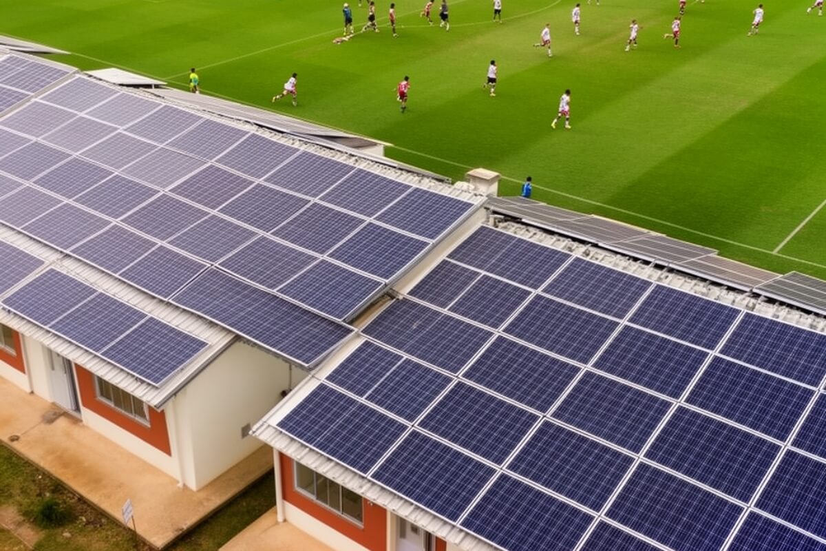 Energia solar impulsiona finanças e infraestrutura do Mirassol Futebol Clube