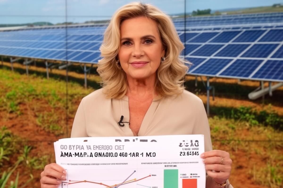 Ana Maria Braga revela economia de até 84% com energia solar em fazenda