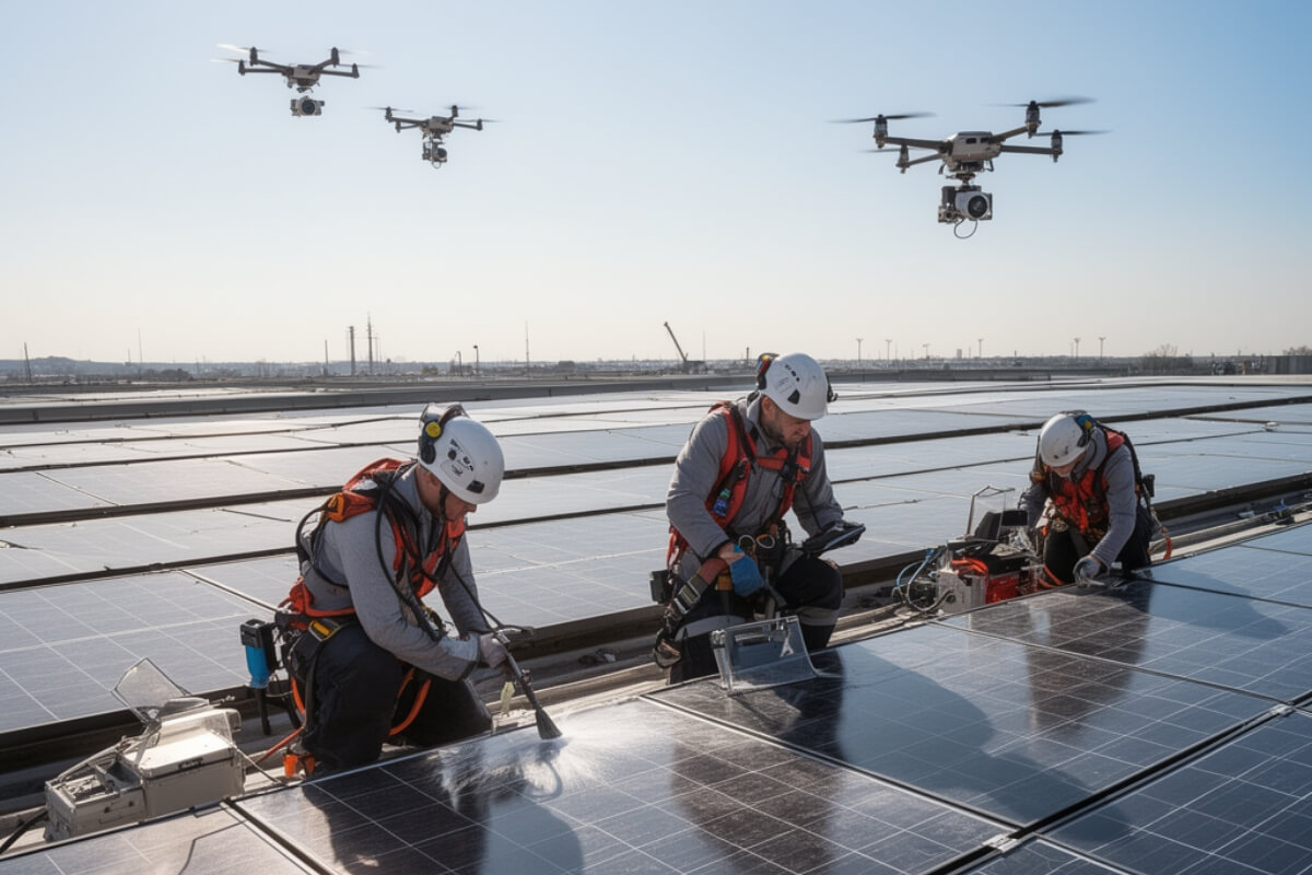 Limpeza e manutenção podem aumentar até 20% a geração de usinas solares