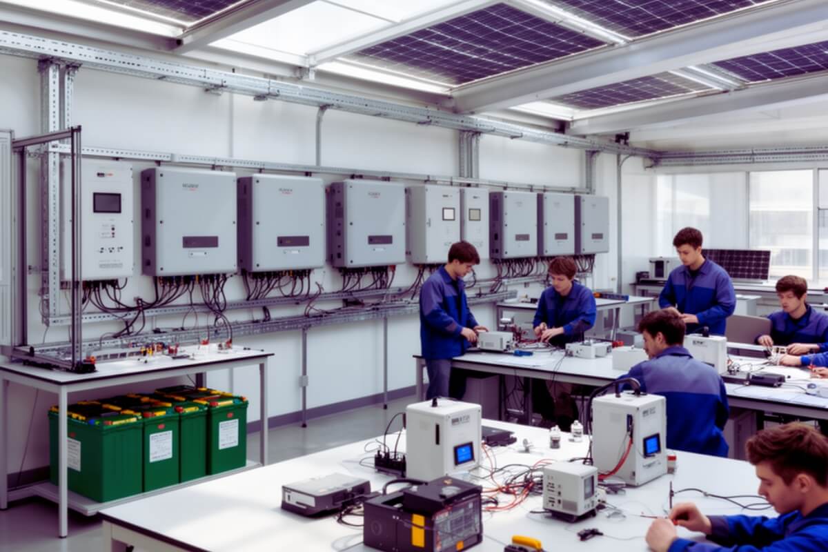 GoodWe lança centro de capacitação solar em parceria com FIEC e SENAI