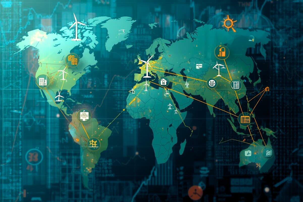Capital global direcionado à energia limpa ultrapassa US$ 2,3 trilhões e mantém liderança sobre setor fóssil