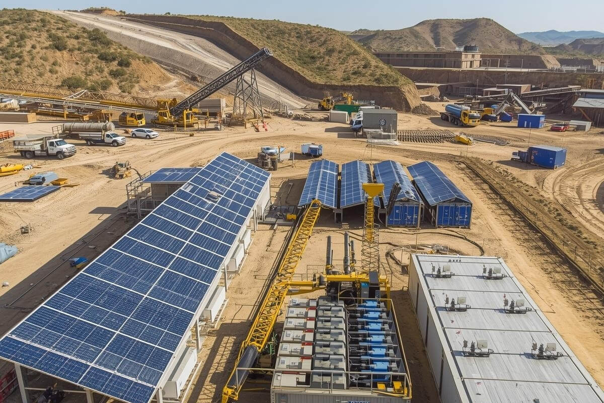 Mineradora no MT adota microgrid com solar e baterias em projeto de R$ 18 milhões