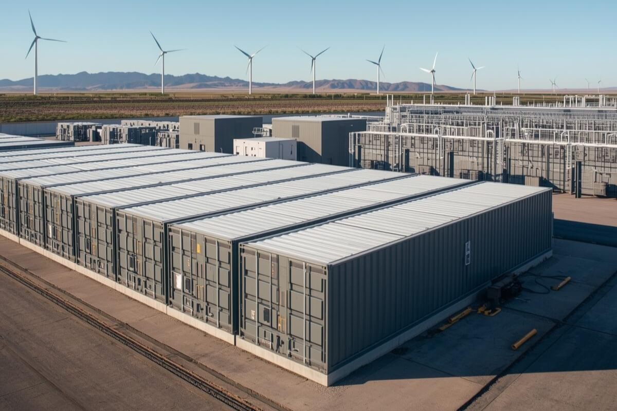 Mega sistema de armazenamento de 1 GW entra em operação e fortalece rede elétrica regional